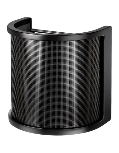 Filtro Po-p para micrófono negro con 3 capas de protección