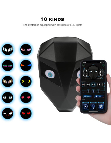 Mochila LED Inteligente para Laptop Hf-t5, Impermeable, 35L