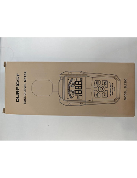 Medidor de Decibelios DURFICST SL720C con Pantalla LCD Color