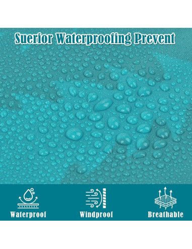 Saco de dormir AuSletie 3 estaciones impermeable 228.6x80cm