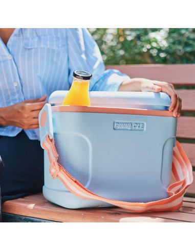 Mini Cooler Pinnacle 8 Litros con Divisor Inteligente Azul