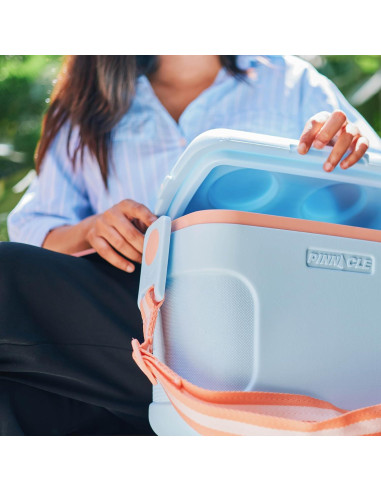 Mini Cooler Pinnacle 8 Litros con Divisor Inteligente Azul