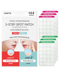 Parches de Cuidado de Piel Coreano Caredermthin 2 Pasos - 144 Puntos