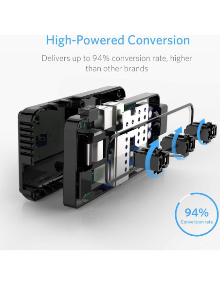 Adaptador de Viaje Universal BESTEK 220V a 110V con USB