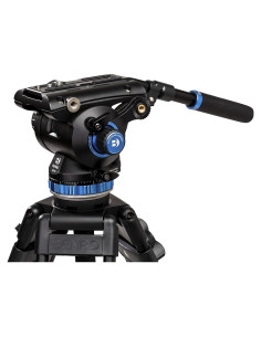 Cabezal de video fluido Benro S8 PRO 8 kg con base plana
