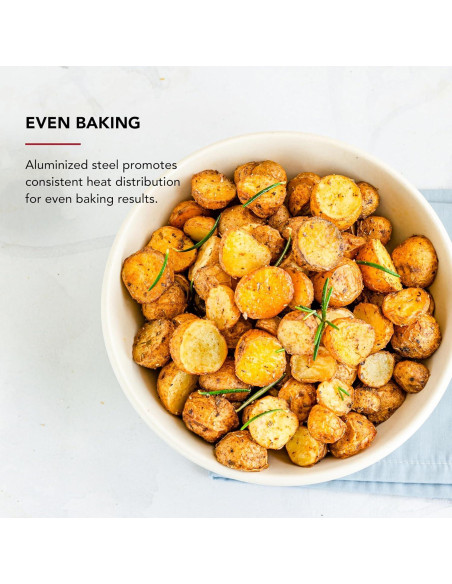 Bandeja para Hornear KitchenAid 23x33cm Antiadherente Plata