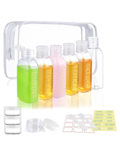 Botellas de Viaje Cosywell 10PCS Aprobadas por TSA 100ml