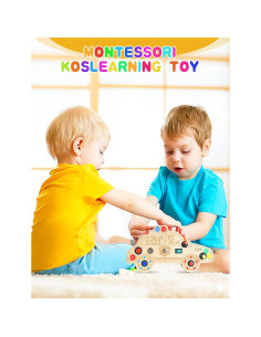 Tablero Ocupado Montessori HOOLYHUK para Niños 3-12 Años 2