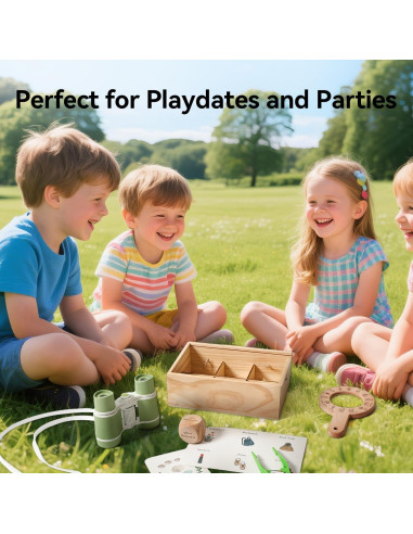 Kit de Búsqueda del Tesoro de Madera Samonyed para Niños 4+