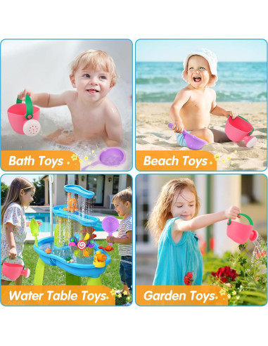 Set de Juguetes de Baño Oukitoymer - 3 Piezas Interactivas