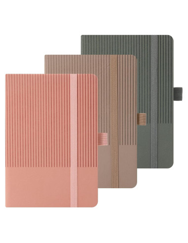 Cuadernos de Bolsillo BOBO RABBIT 3 Paquete Tapa Dura A6