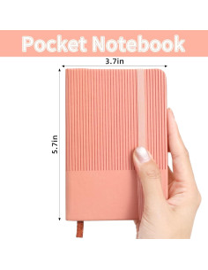 Cuadernos de Bolsillo BOBO RABBIT 3 Paquete Tapa Dura A6 2