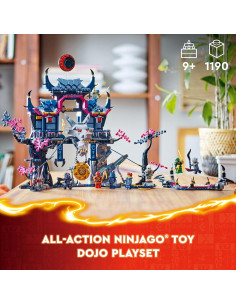 LEGO NINJAGO Dojo Sombra Máscara de Lobo 71813 con 8 Figuras 2