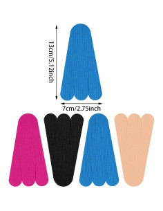 Cinta Kinesiológica Precortada QidaiaLuck 20 PCS 13x7 cm 2