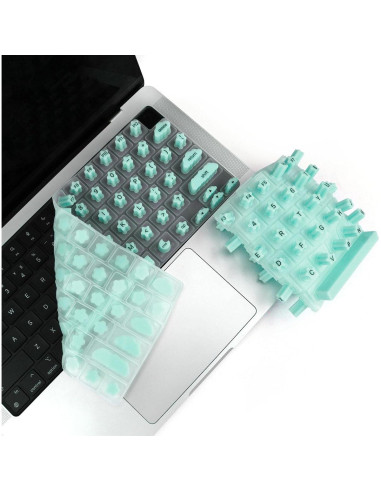 Cubierta de Teclado WYGCH para Uñas Largas - MacBook Pro/Air