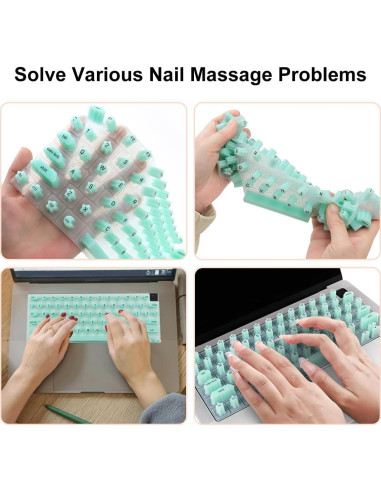 Cubierta de Teclado WYGCH para Uñas Largas - MacBook Pro/Air