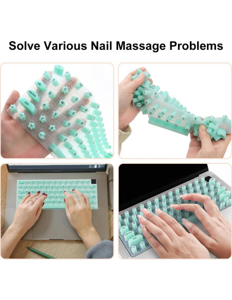 Cubierta de Teclado WYGCH para Uñas Largas - MacBook Pro/Air