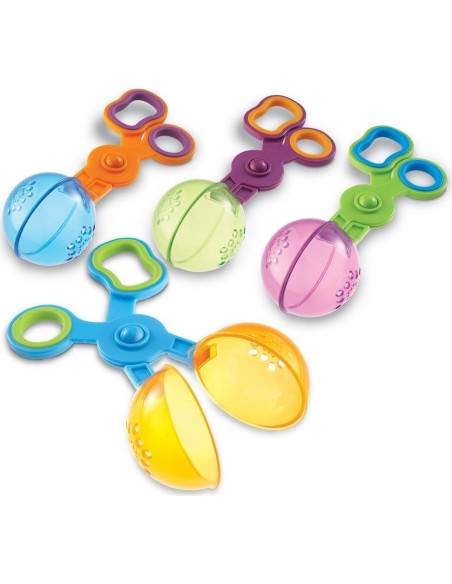 Recogedores Prácticos Learning Resources - Motricidad Fina 4 Pzas