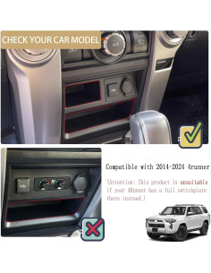 Cajón de Almacenamiento JDMCAR para Toyota 4Runner 2014-2024 2