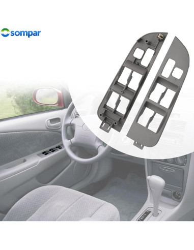 Bezel Interruptor Ventana Maestro Osompar Gris Toyota Corolla 1998-2002