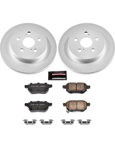 Kit de Freno Power Stop CRK4736 Cerámico y Rotor Recubierto