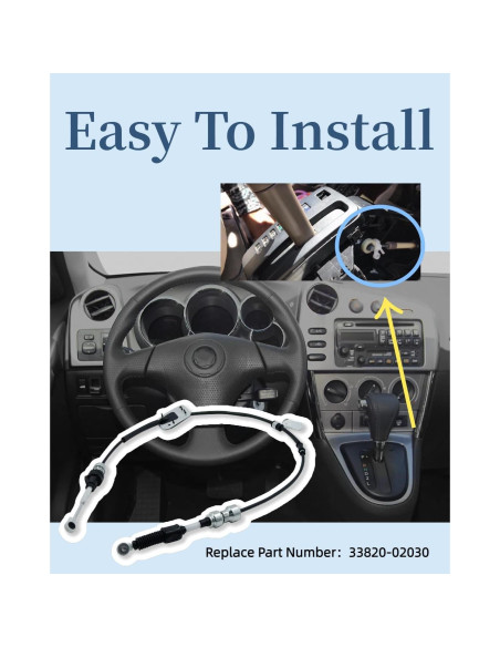 Cable de Control de Cambio Automático eosorssa 1.8L Toyota Corolla 2003-2008