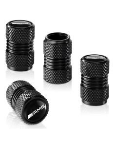 Tapas de Válvula de Neumático Tacoma 4 Pack Aluminio Negro