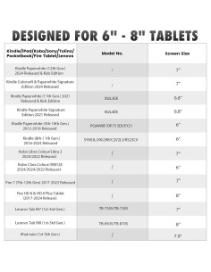 Correa de Mano MoKo para E-Readers y Tablets 6-8" Azul Lago 2