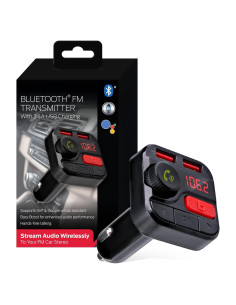 Transmisor FM Bluetooth Monster con 2 USB y refuerzo de graves
