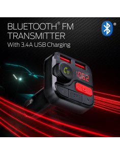 Transmisor FM Bluetooth Monster con 2 USB y refuerzo de graves 2