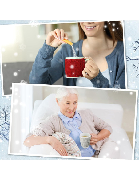 Mangas Aislantes Reutilizables Skyley 4 Pcs para Tazas de Café