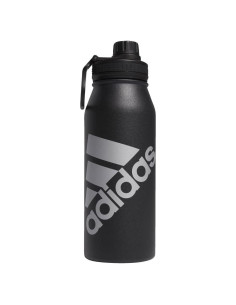 Botella de Agua adidas 1L Acero Inoxidable Doble Pared Negra
