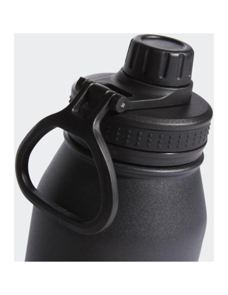 Botella de Agua adidas 1L Acero Inoxidable Doble Pared Negra