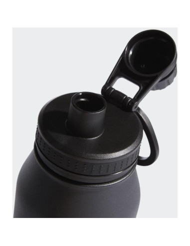 Botella de Agua adidas 1L Acero Inoxidable Doble Pared Negra
