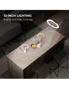 Anillo de Luz de 30 cm Bialeire con Trípode Ajustable 182.88 cm 2