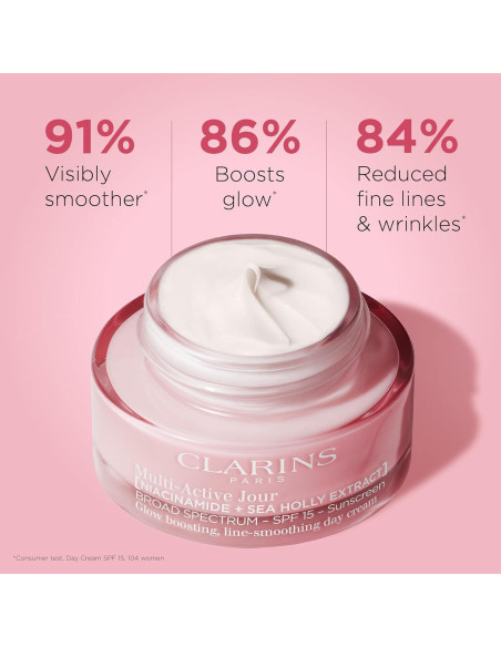 Crema de Día Multi-Activa Clarins SPF 15 Niacinamida 48g