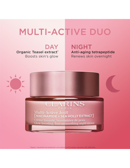 Crema de Día Multi-Activa Clarins SPF 15 Niacinamida 48g