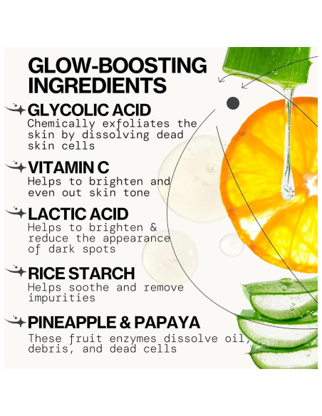 Mascarilla Facial de Hoja Pacifica Glow Baby con Vitamina C