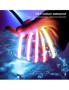 Tira de Luz LED COB RGB Euiyi 5m con Control Remoto y App 2