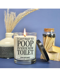 Vela Aromática de Cera de Soja Cedar Crate Market 382g 2