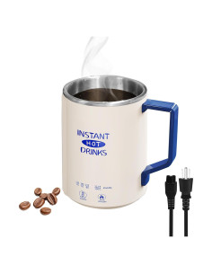 Taza de café autocalentable Tuehakny A100, 350ml, 4 temperaturas