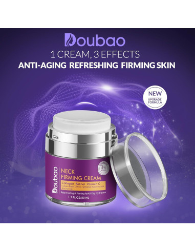 Crema Reafirmante para Cuello Doubao con Retinol y Ácido Hialurónico 52.5 ml