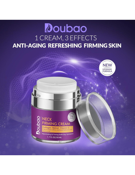 Crema Reafirmante para Cuello Doubao con Retinol y Ácido Hialurónico 52.5 ml