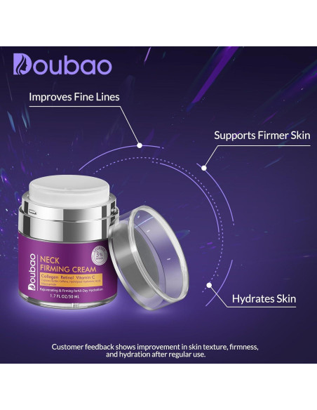 Crema Reafirmante para Cuello Doubao con Retinol y Ácido Hialurónico 52.5 ml