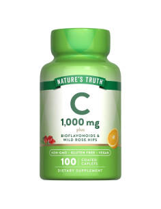 Vitamina C 1000 mg Verdad de la Naturaleza con Bioflavonoides
