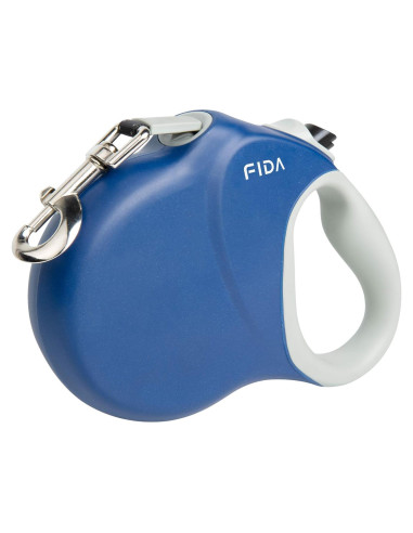 Correa Retráctil para Perros Fida 7.92m Alta Resistencia Azul