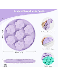 Alfombrilla de Lamer TUCANA 2PCS para Perros y Gatos 20cm 2