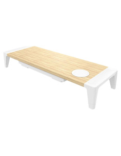 Soporte de Monitor Bostitch de Madera con Carga Inalámbrica