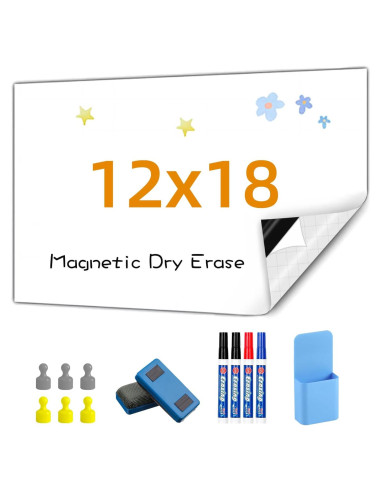 Papel Contacto Pizarra Blanca Magnética Babenoun 30.48x45.72 cm