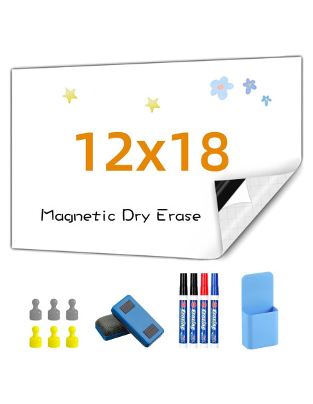 Papel Contacto Pizarra Blanca Magnética Babenoun 30.48x45.72 cm